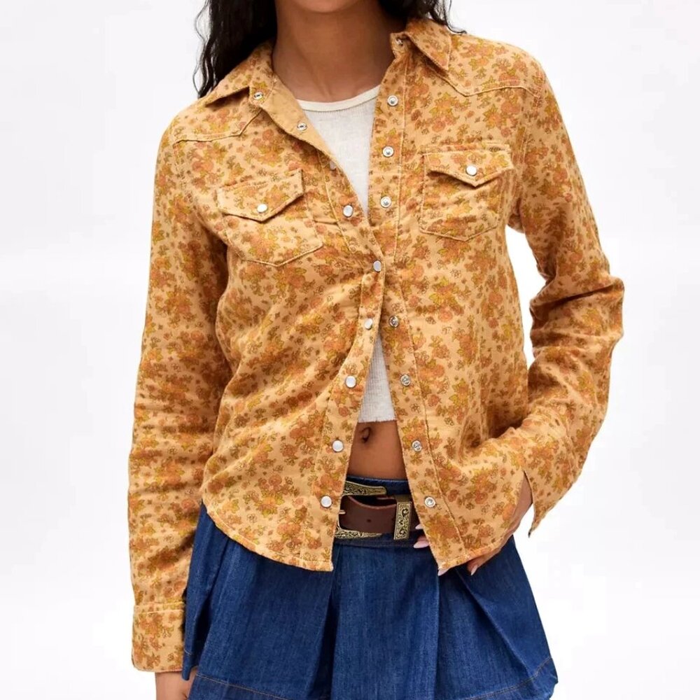 Urban Outfitters BDG Floral Western Shirt (New with tag)